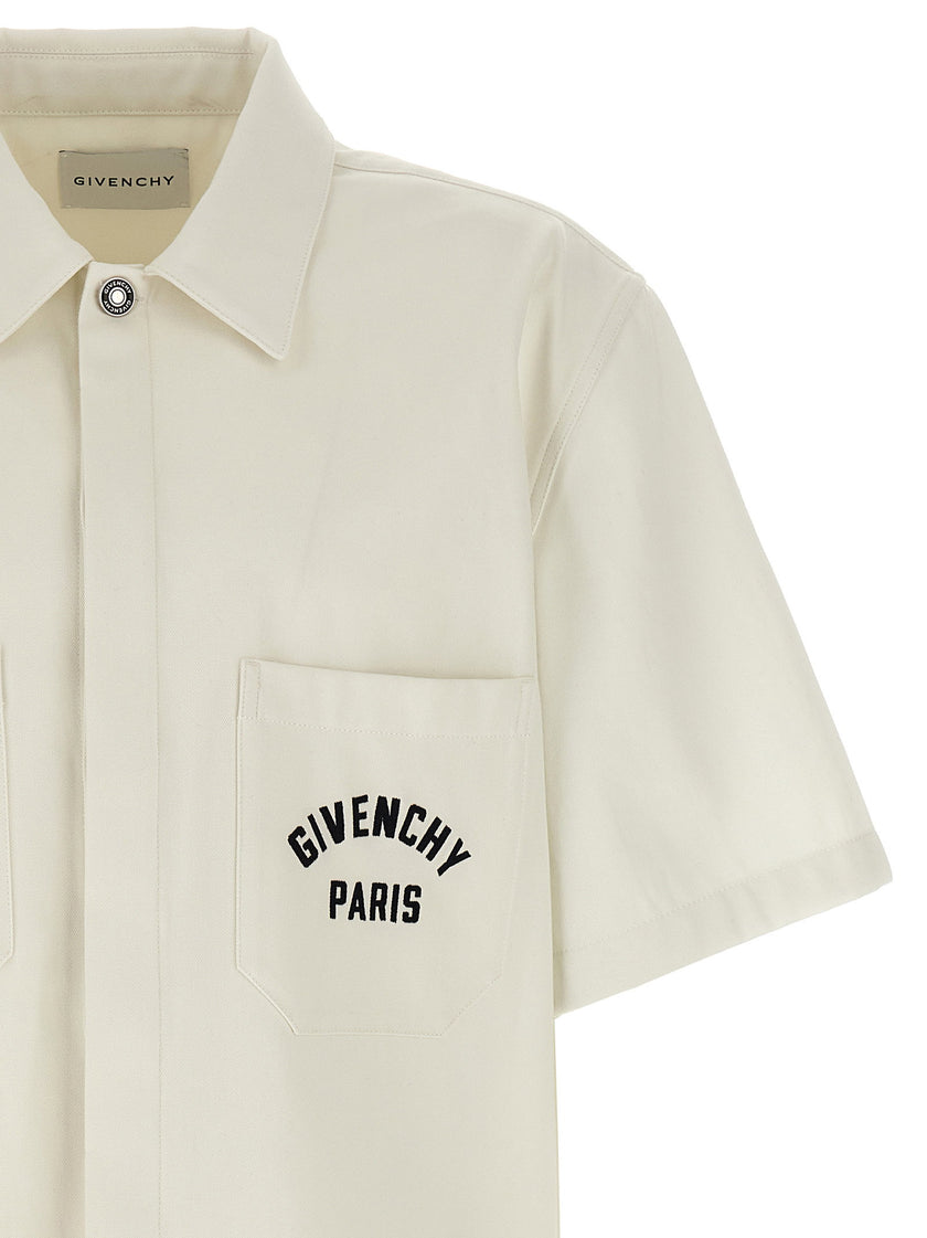 Givenchy Logo Embroidery Shirt