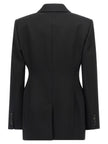 Givenchy Satin Lapel Blazer