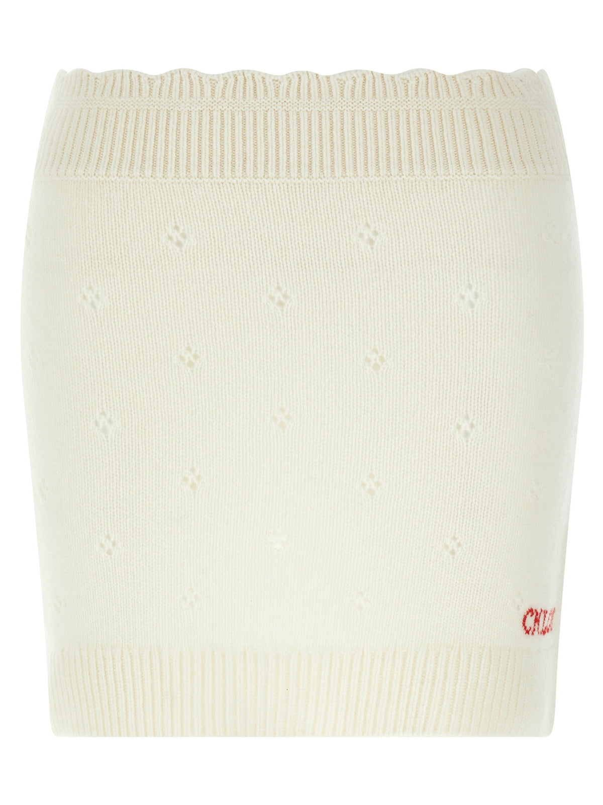 Chloé Jacquard Logo Skirt