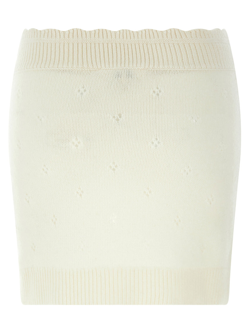 Chloé Jacquard Logo Skirt