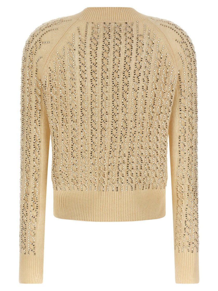 Ermanno Scervino Baguette Studded Sweater