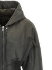 Drkshdw Hooded Cropped Flight Bomber Jacket