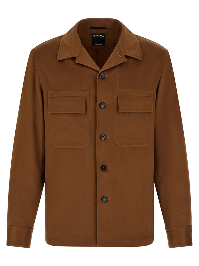 Zegna Oasis Cashmere Overshirt