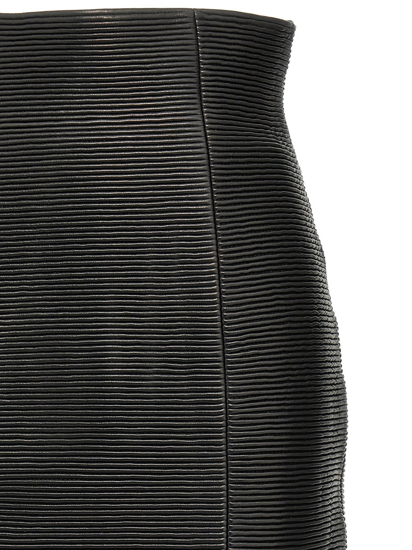 Balmain Hw Rolled Skirt