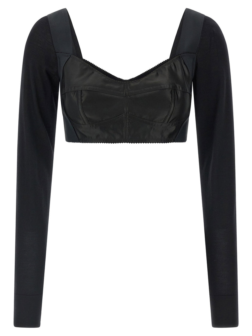 Dolce & Gabbana Bustier Crop Top