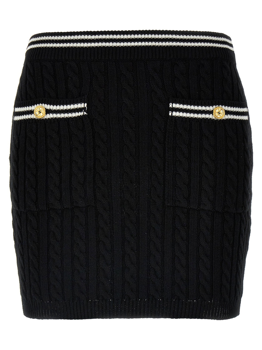 Alessandra Rich Braided Skirt