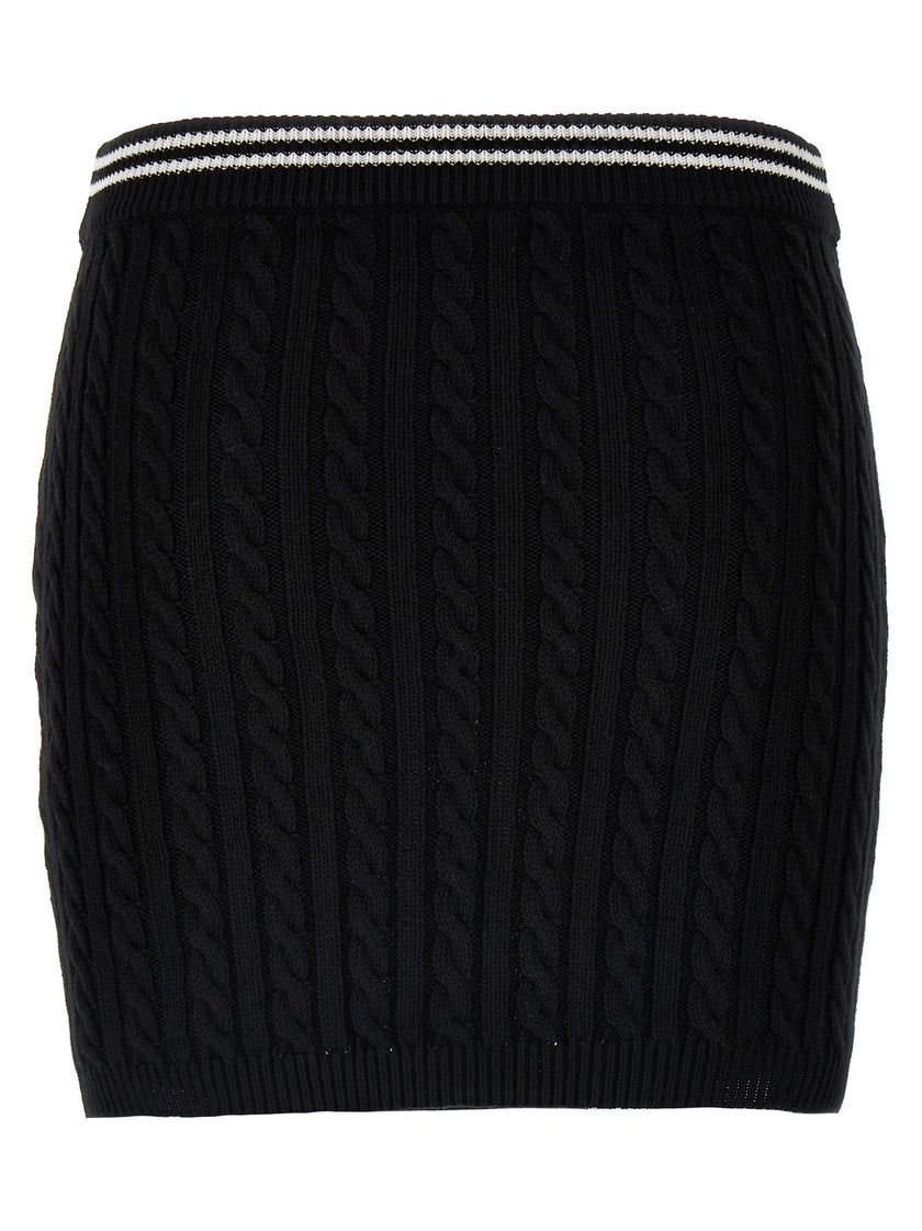 Alessandra Rich Braided Skirt
