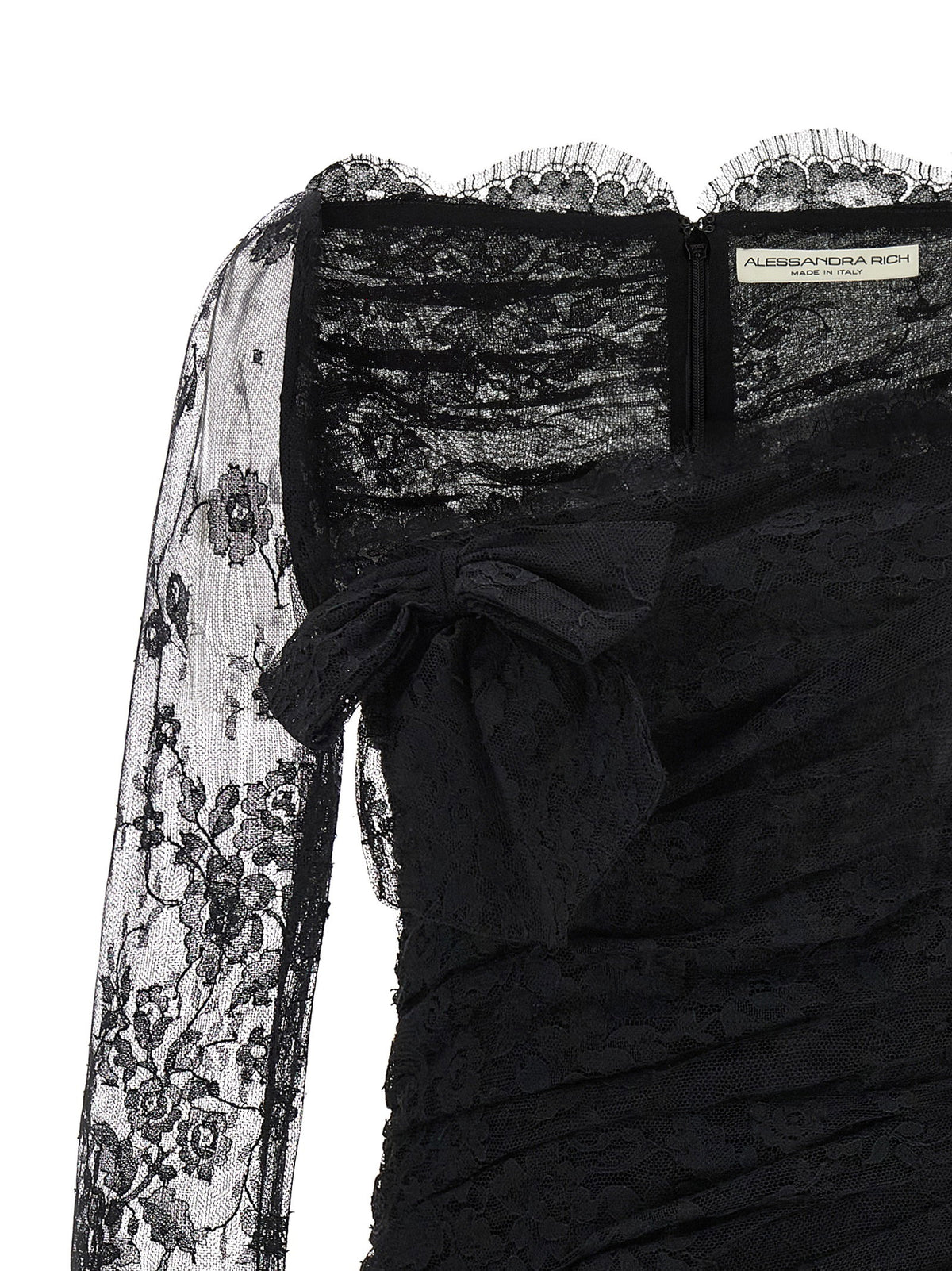 Alessandra Rich Draped Dress.