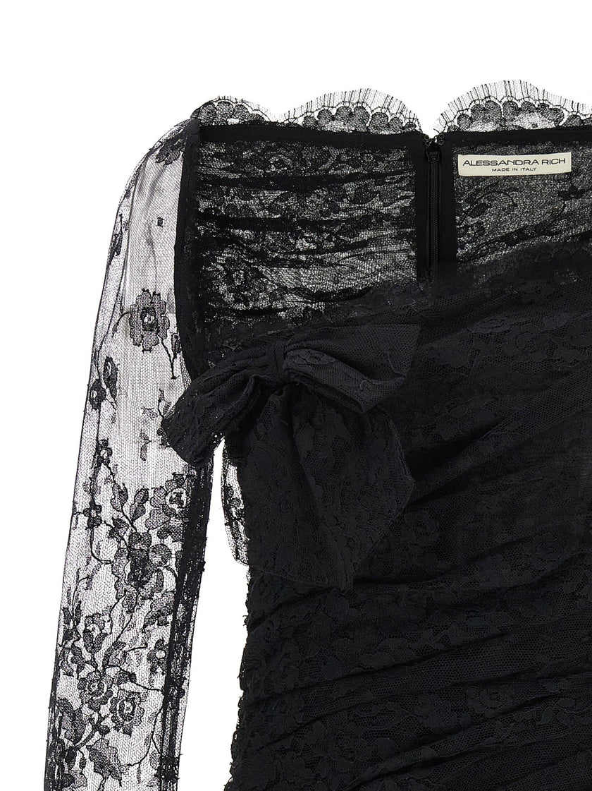 Alessandra Rich Draped Dress.