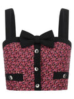 Alessandra Rich Tweed Top