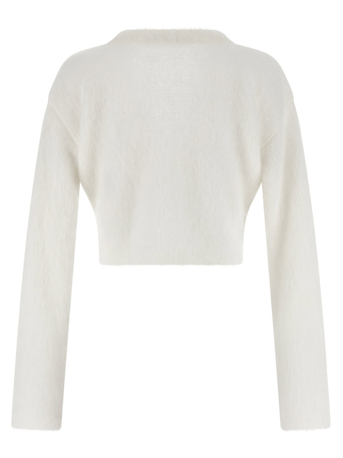Alessandra Rich Carded Mohair Cardigan
