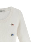 Alessandra Rich Carded Mohair Sweater
