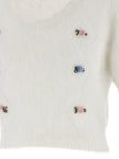 Alessandra Rich Carded Mohair Sweater