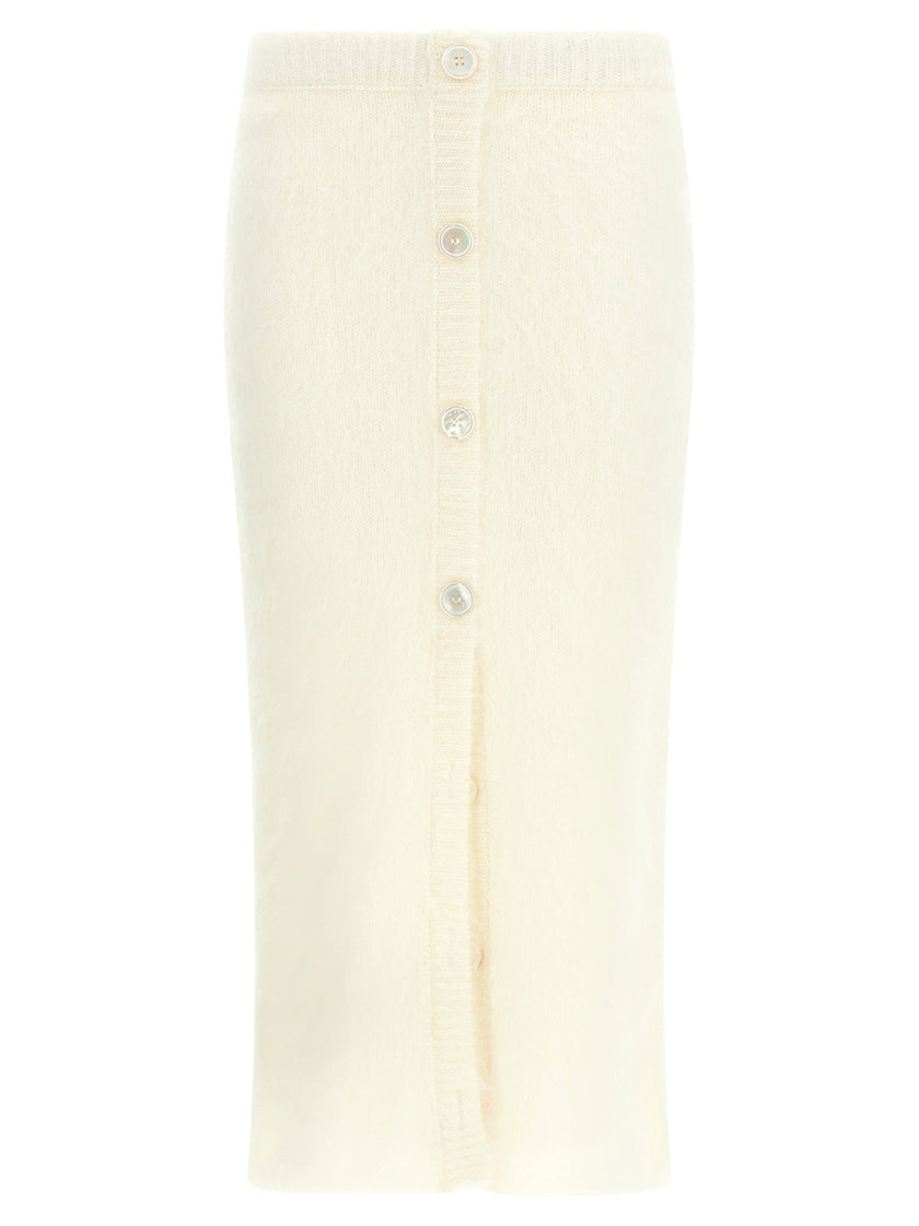 Alessandra Rich Carded Mohair Skirt
