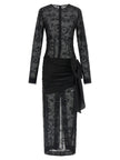 Alessandra Rich Lace Bustier Dress