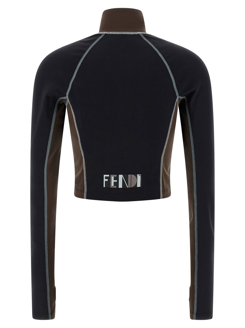 Fendi Color Block Top
