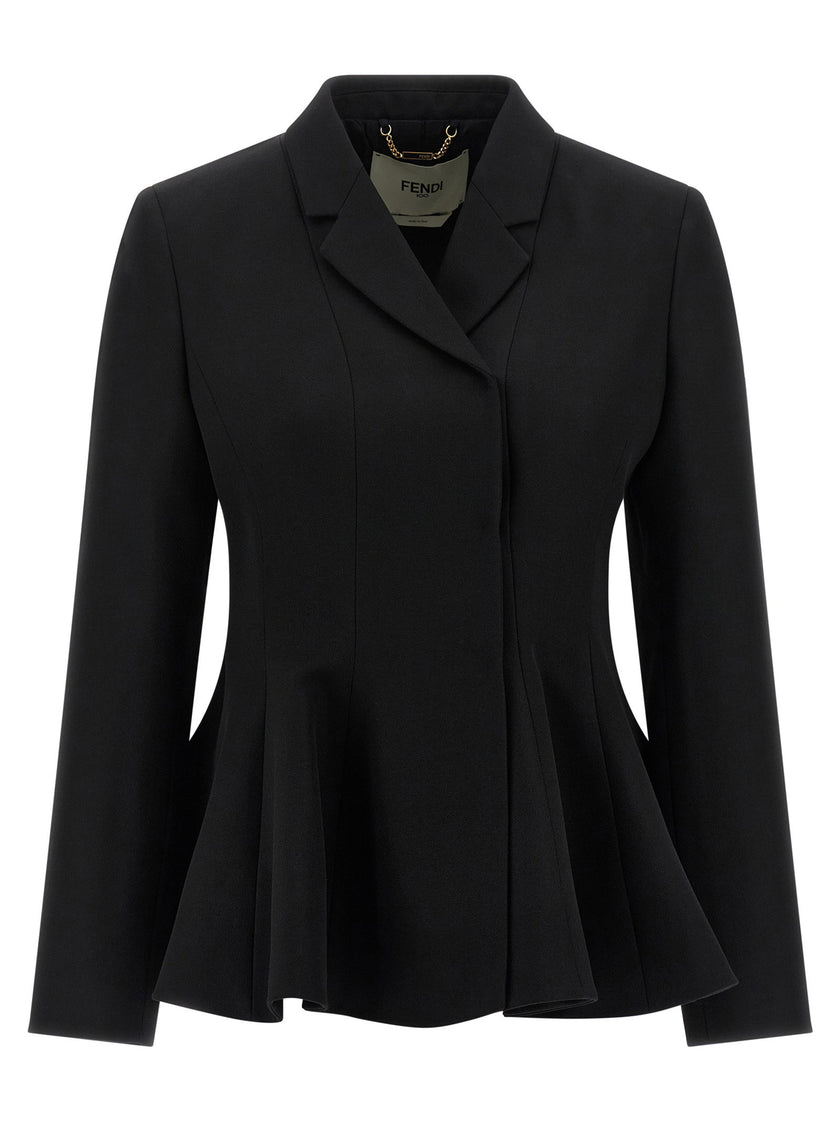 Fendi Grain De Poudre Blazer