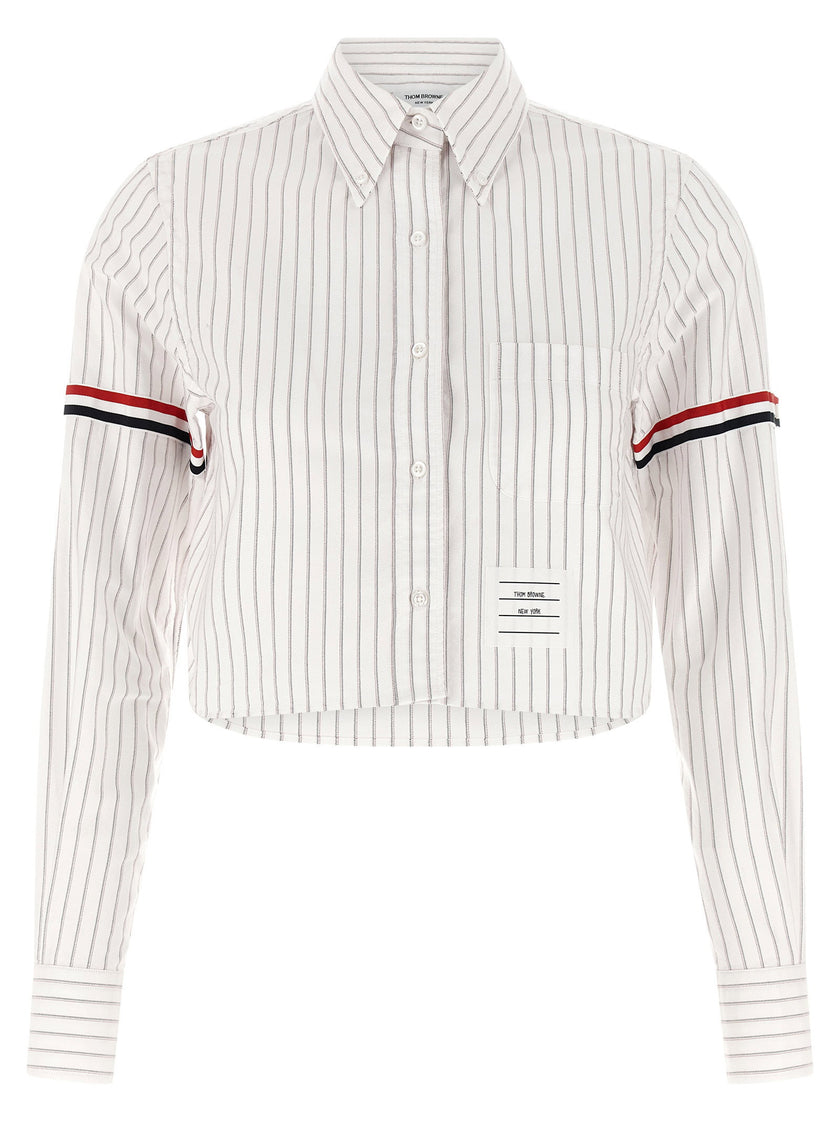 Thom Browne 4bar Cropped Shirt