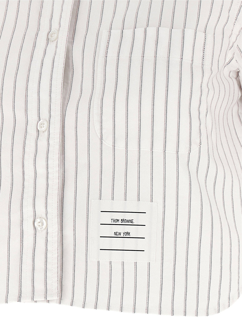 Thom Browne 4bar Cropped Shirt
