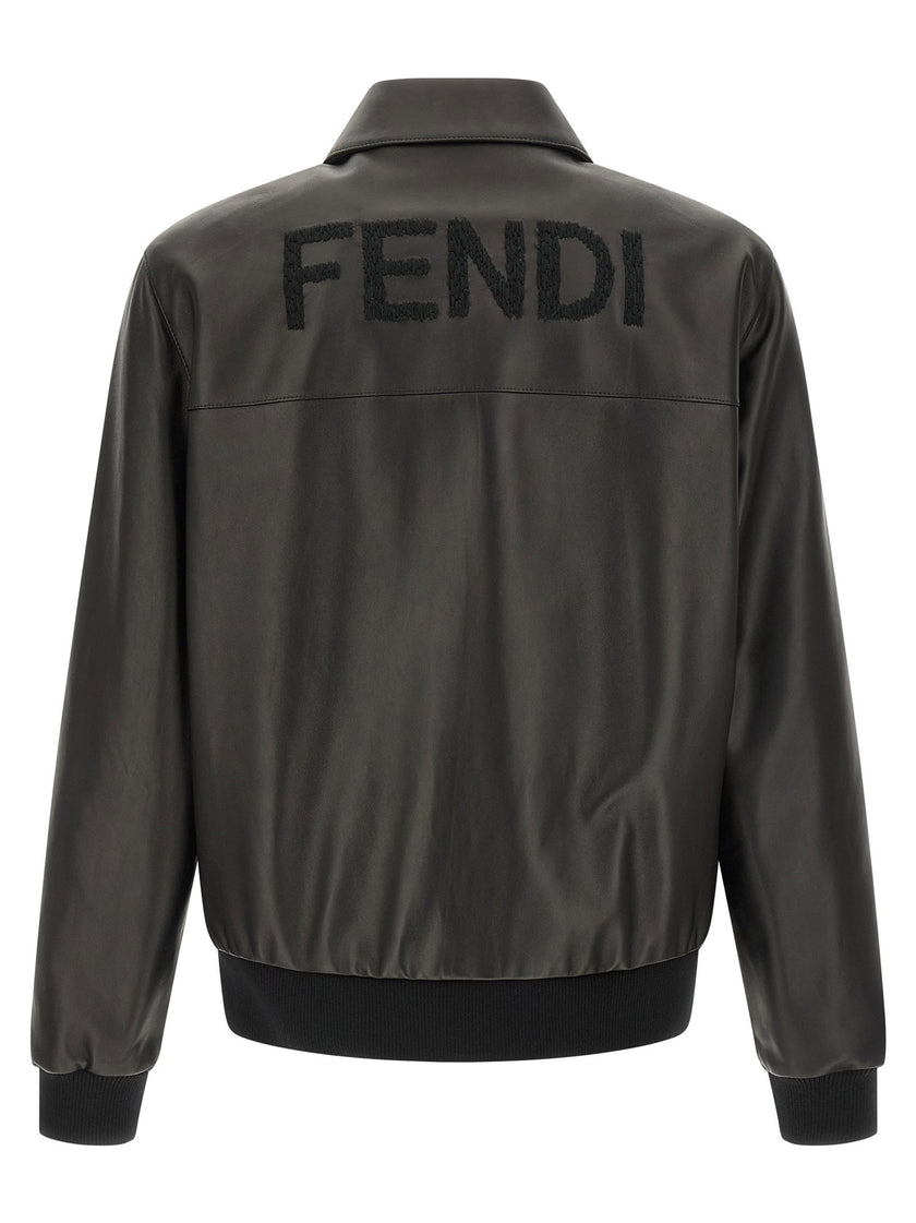 Fendi Leather Blouson
