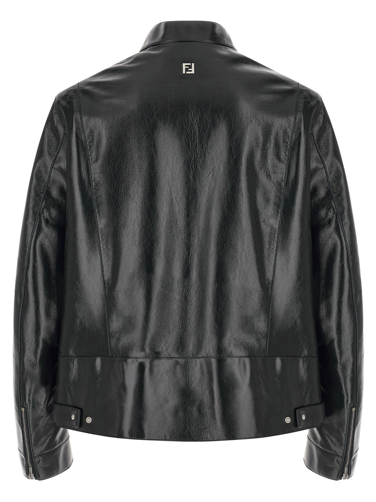 Fendi Lacquered Leather Blouson
