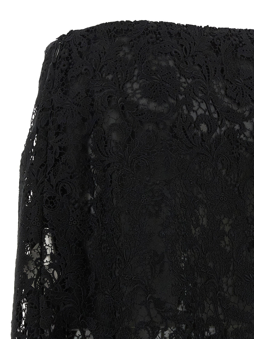 Fendi Macramé Lace Skirt