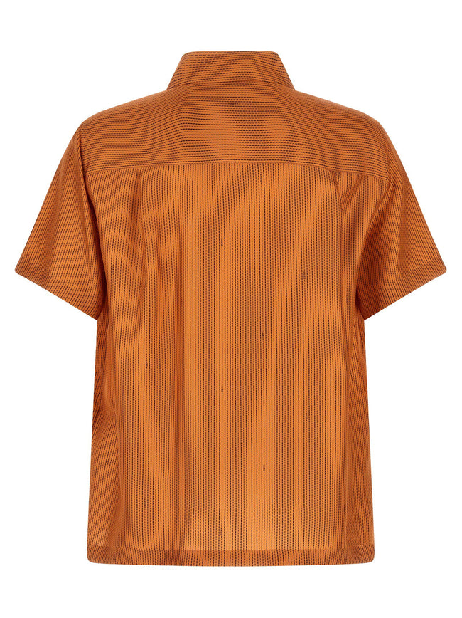 Fendi Selleria Stitching Silk Shirt