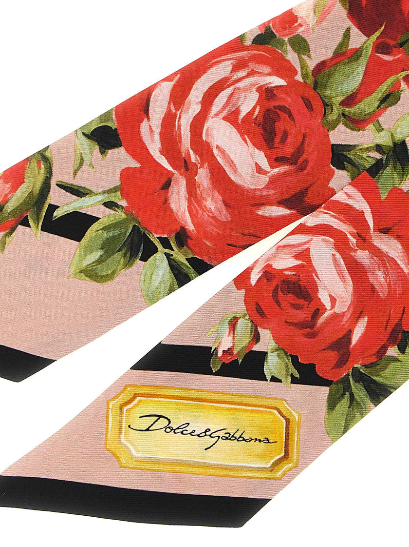 Dolce & Gabbana Bandeau Bouquet Rose