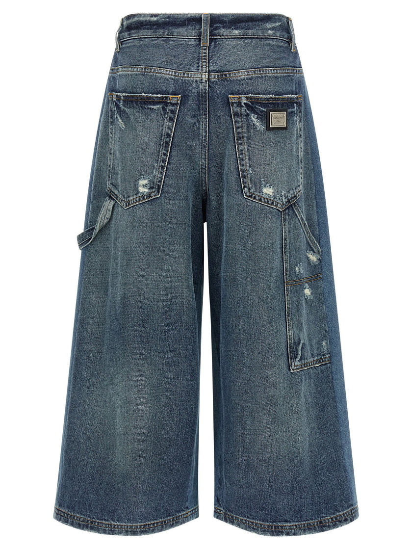 Dolce & Gabbana Denim Bermuda Shorts