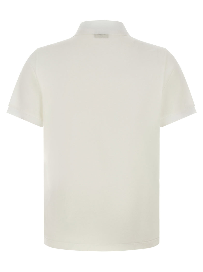 Fendi Ff Metallic Logo Polo Shirt
