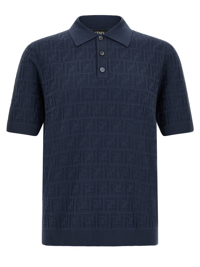 Fendi Ff Cotton Polo Shirt