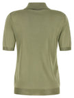 Fendi Shiny Viscose Polo Shirt