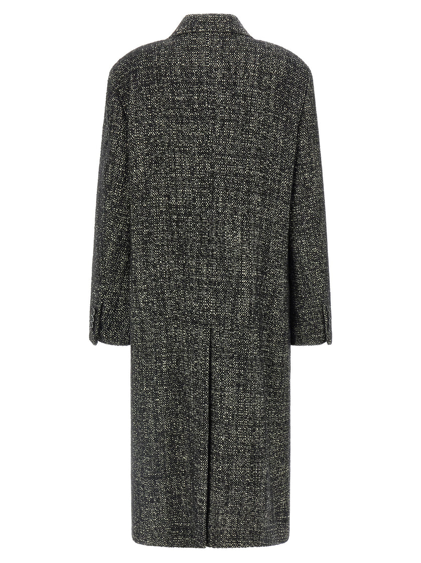 Dolce & Gabbana Bouclé Wool Coat