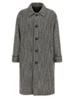 Dolce & Gabbana Chevron Wool Coat