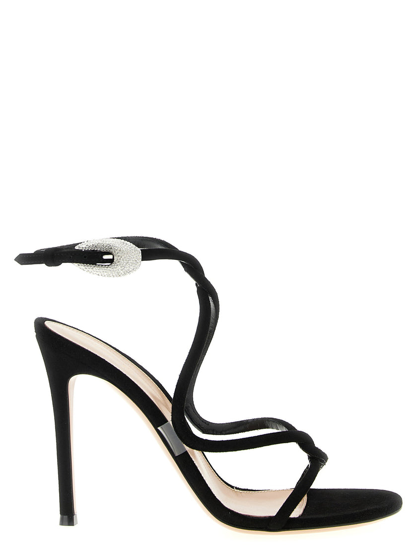 Gianvito Rossi Mamba Crystal Sandals