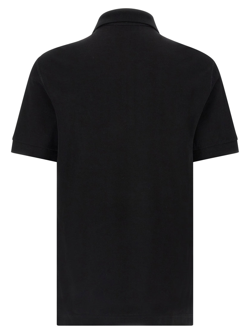 Dolce & Gabbana Logo Plate Polo Shirt
