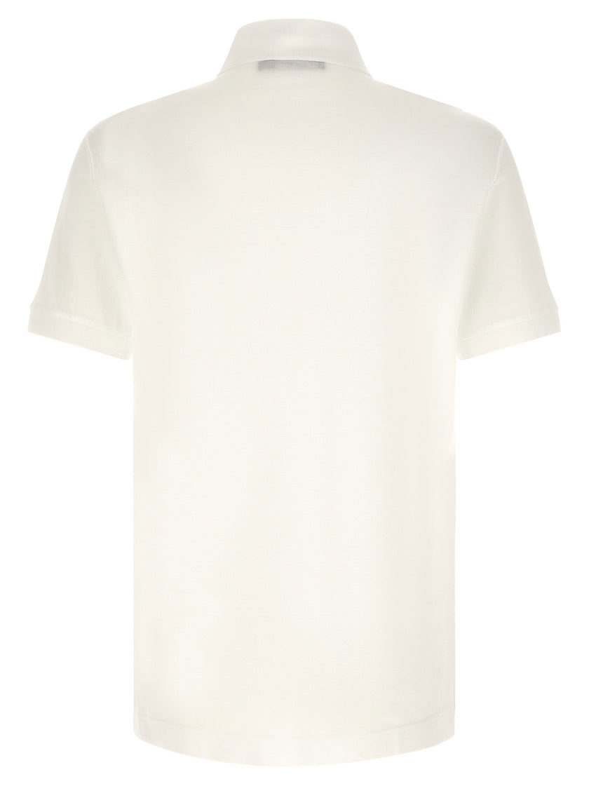 Dolce & Gabbana Logo Plate Polo Shirt