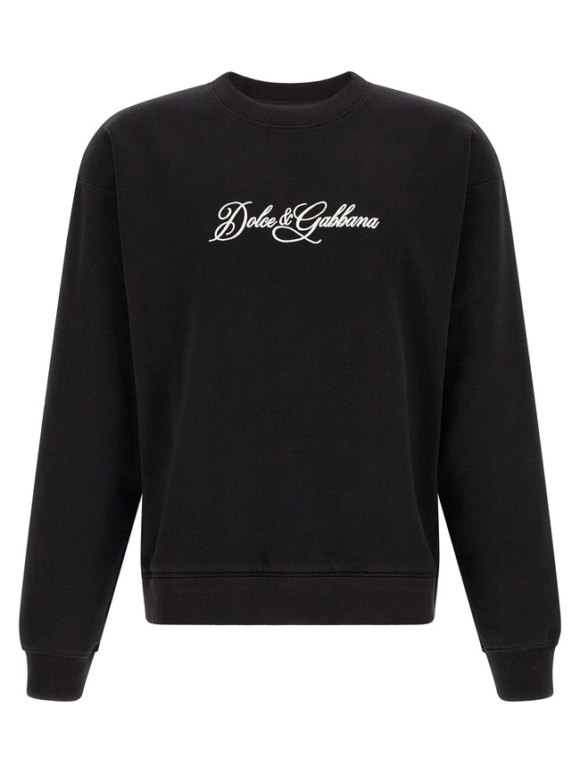 Dolce & Gabbana Logo Embroidery Sweatshirt