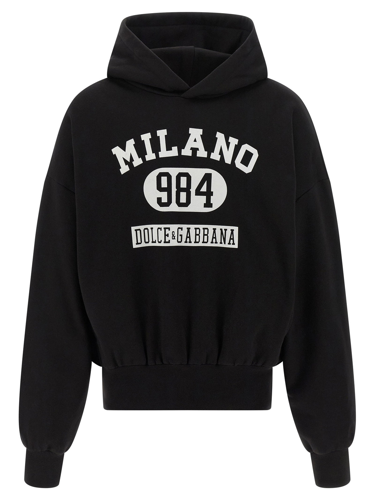 Dolce & Gabbana Flocked Print Hoodie