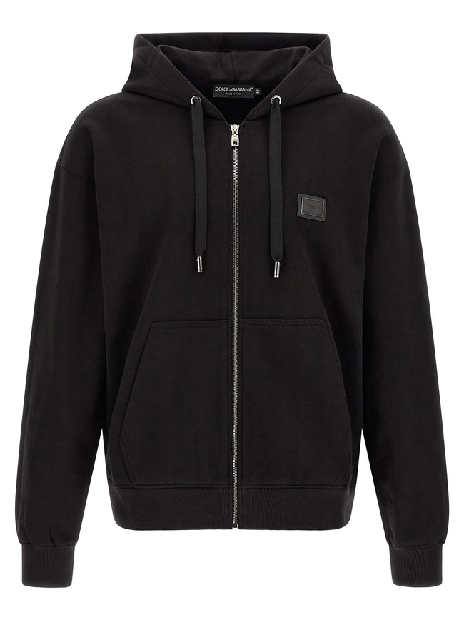 Dolce & Gabbana Logo Plaque Hoodie