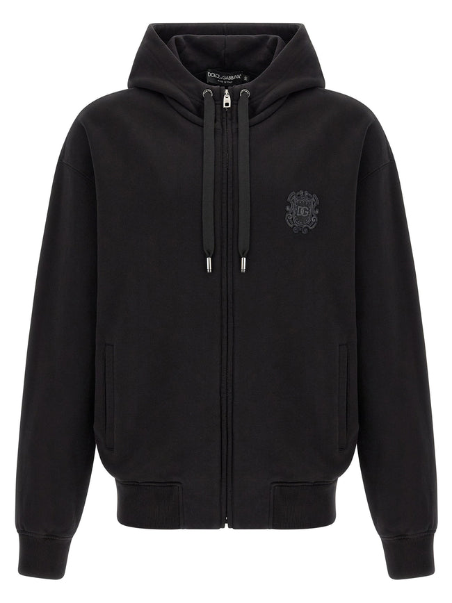 Dolce & Gabbana Coat Of Arms Logo Hoodie