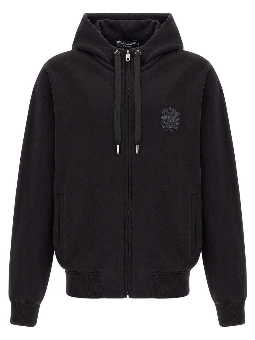 Dolce & Gabbana Coat Of Arms Logo Hoodie