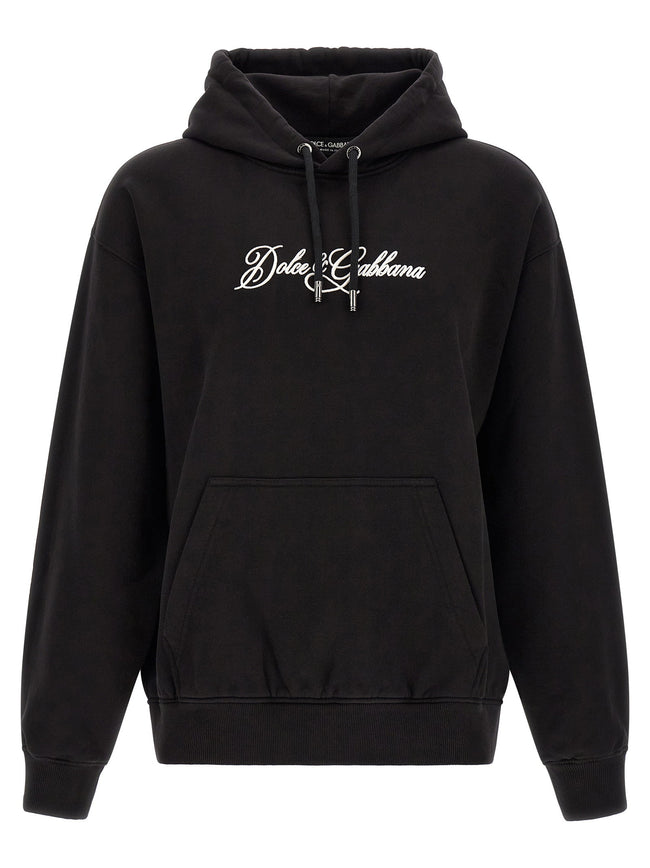 Dolce & Gabbana Logo Embroidery Hoodie
