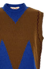 Marni M-shaped Intarsia Vest