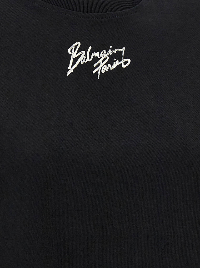 Balmain Cropped T-shirt