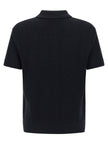 Balmain Monogram Knit Polo Shirt