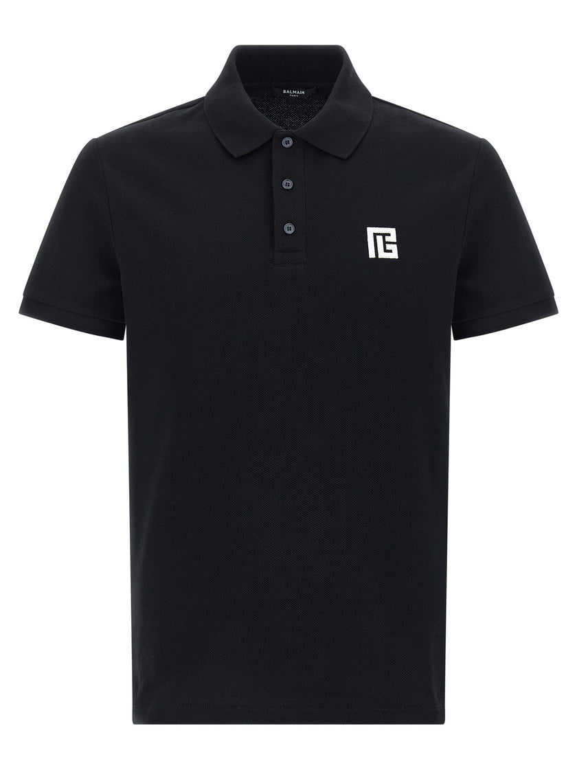 Balmain Embroidery Polo Shirt