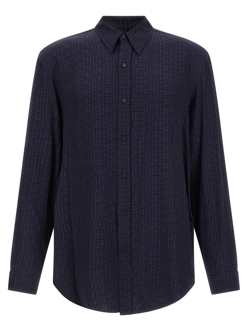 Balmain Jacquard Monogram Shirt