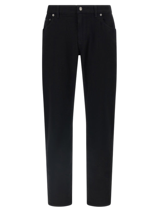 Dolce & Gabbana Logo Plaque Jeans