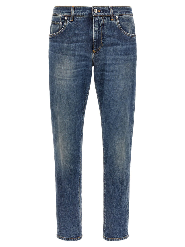 Dolce & Gabbana Logo Plaque Jeans